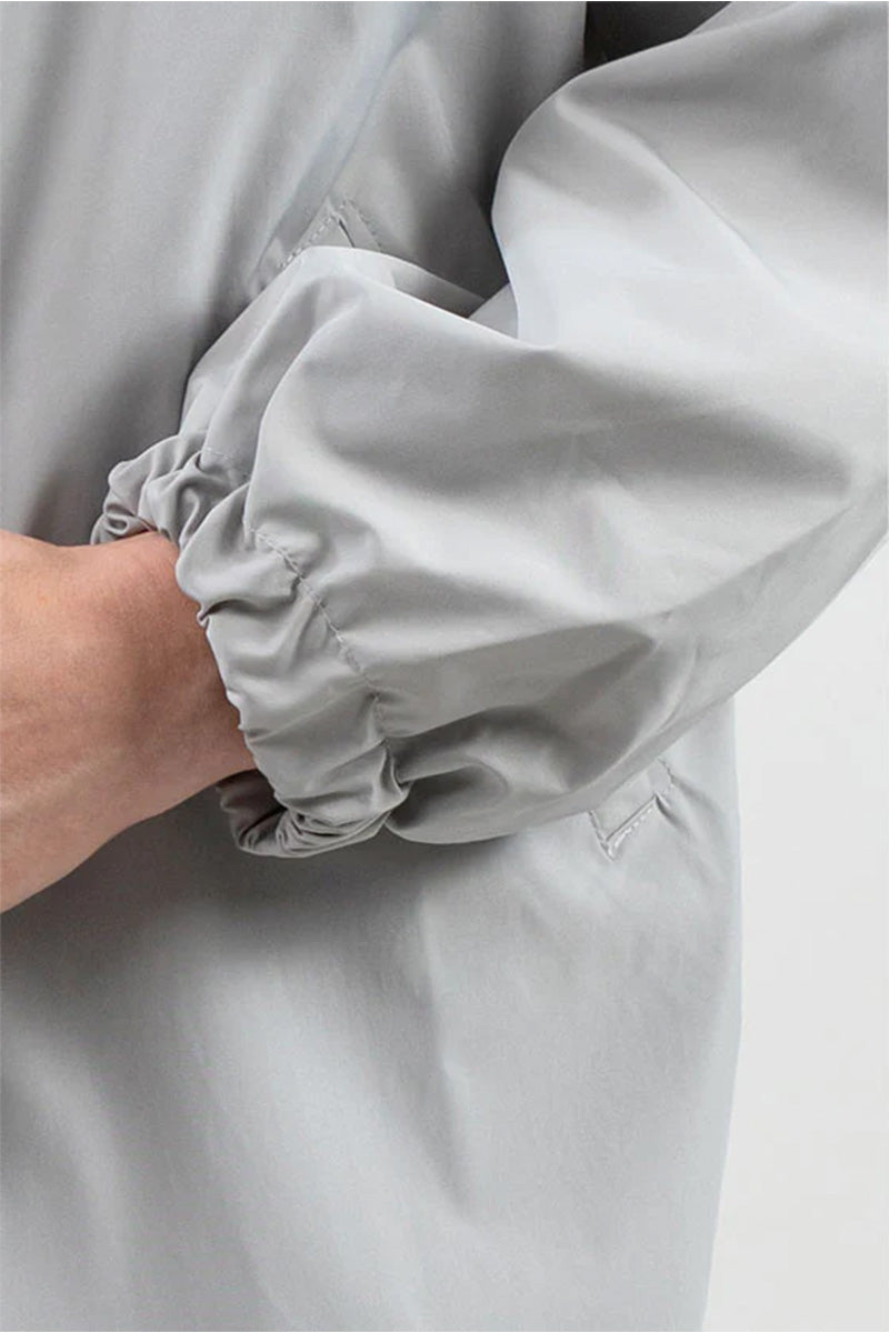 Hooded Casual Mid-Length Windbreaker Jacket