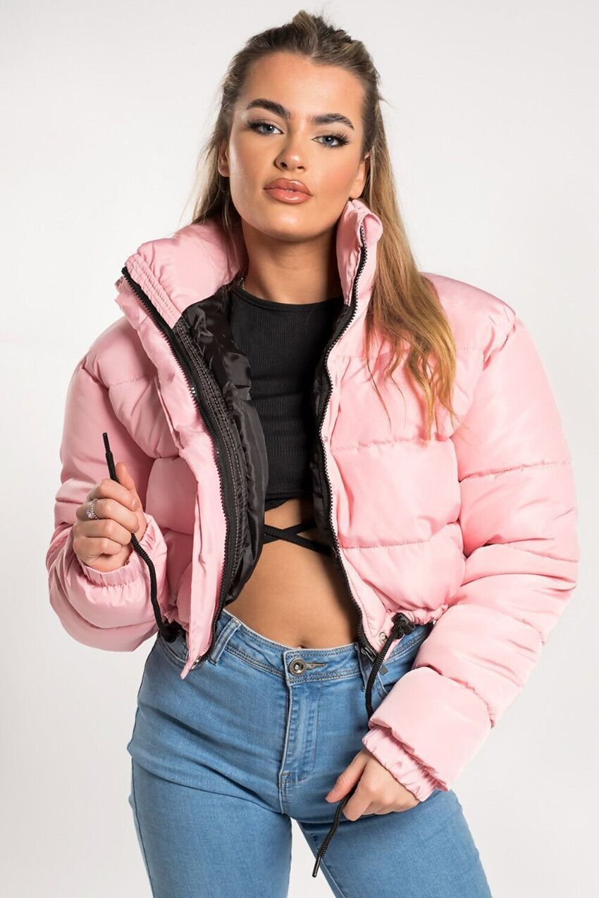 Women's cropped puffer jacket