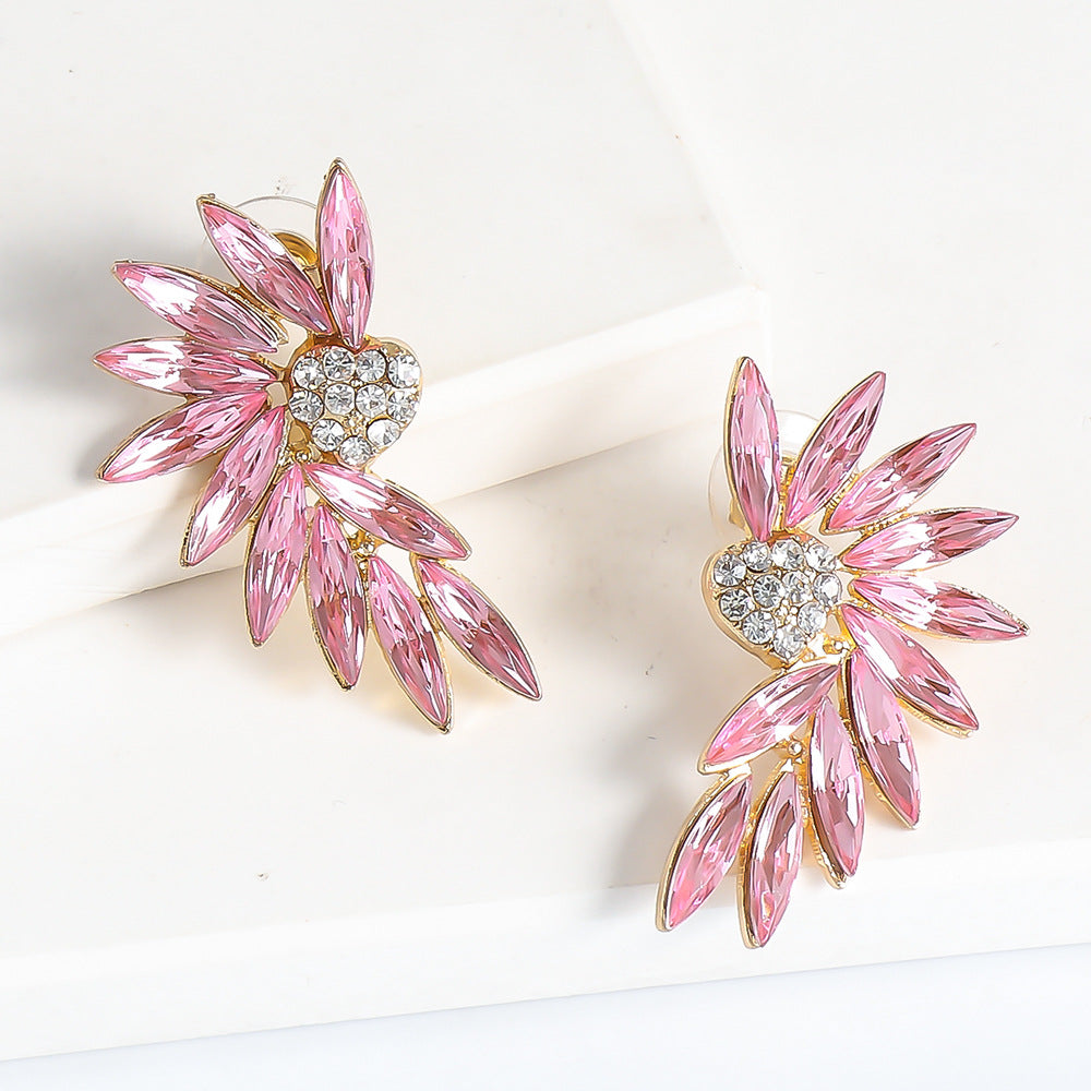 Heart Wings Multicolor Earrings