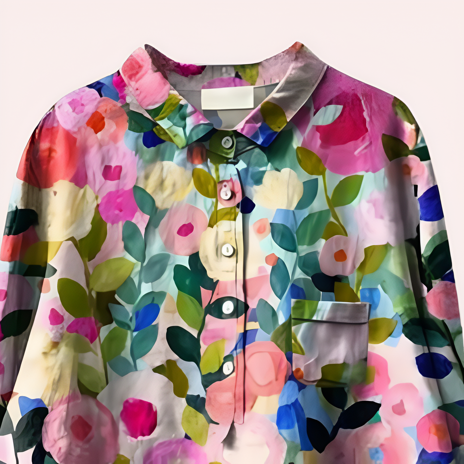 Floral Print Relaxed Fit Blouse 