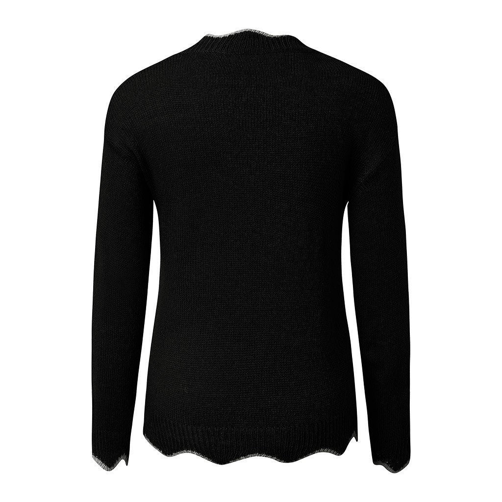Women's elegant soft knit sweater