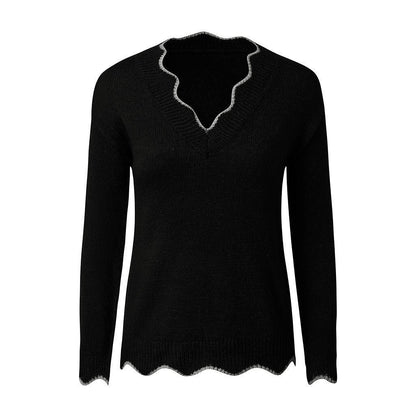 Women's elegant soft knit sweater