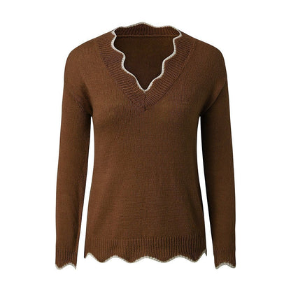Women's elegant soft knit sweater