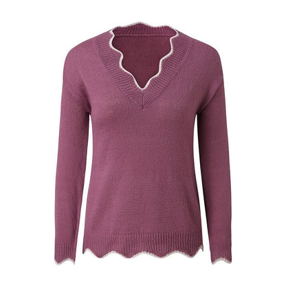 Women's elegant soft knit sweater