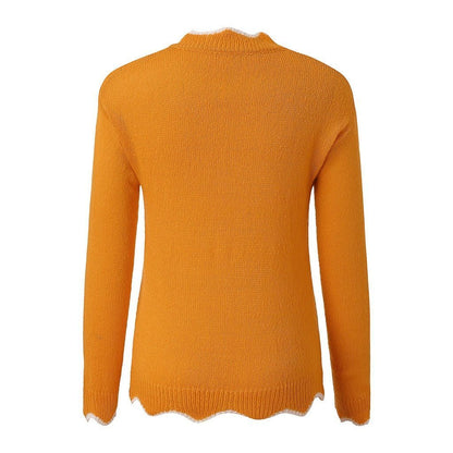 Women's v neck casual pullover sweater