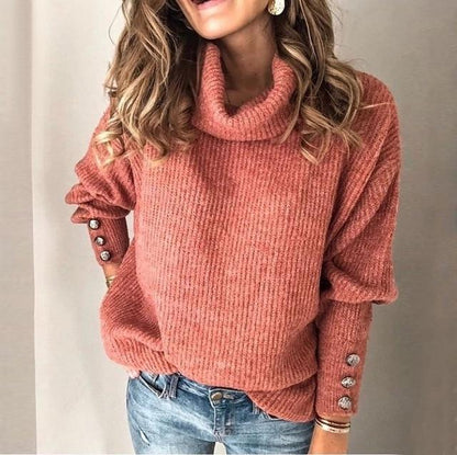 Women's cozy warm spring long sleeve top