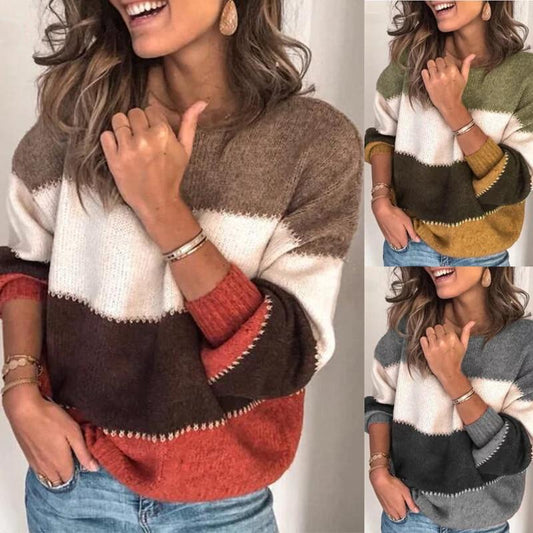 Striped Long Sleeve Sweater