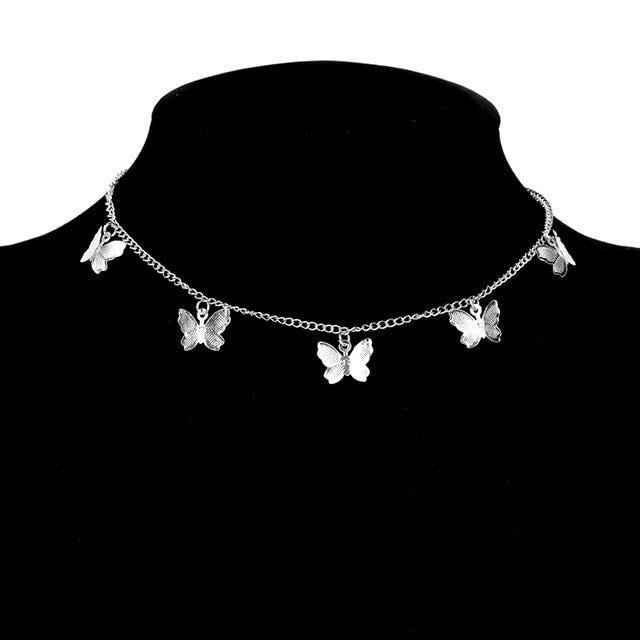 Elegant butterfly necklace