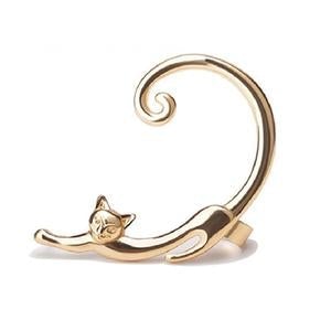 Luxury cat earring