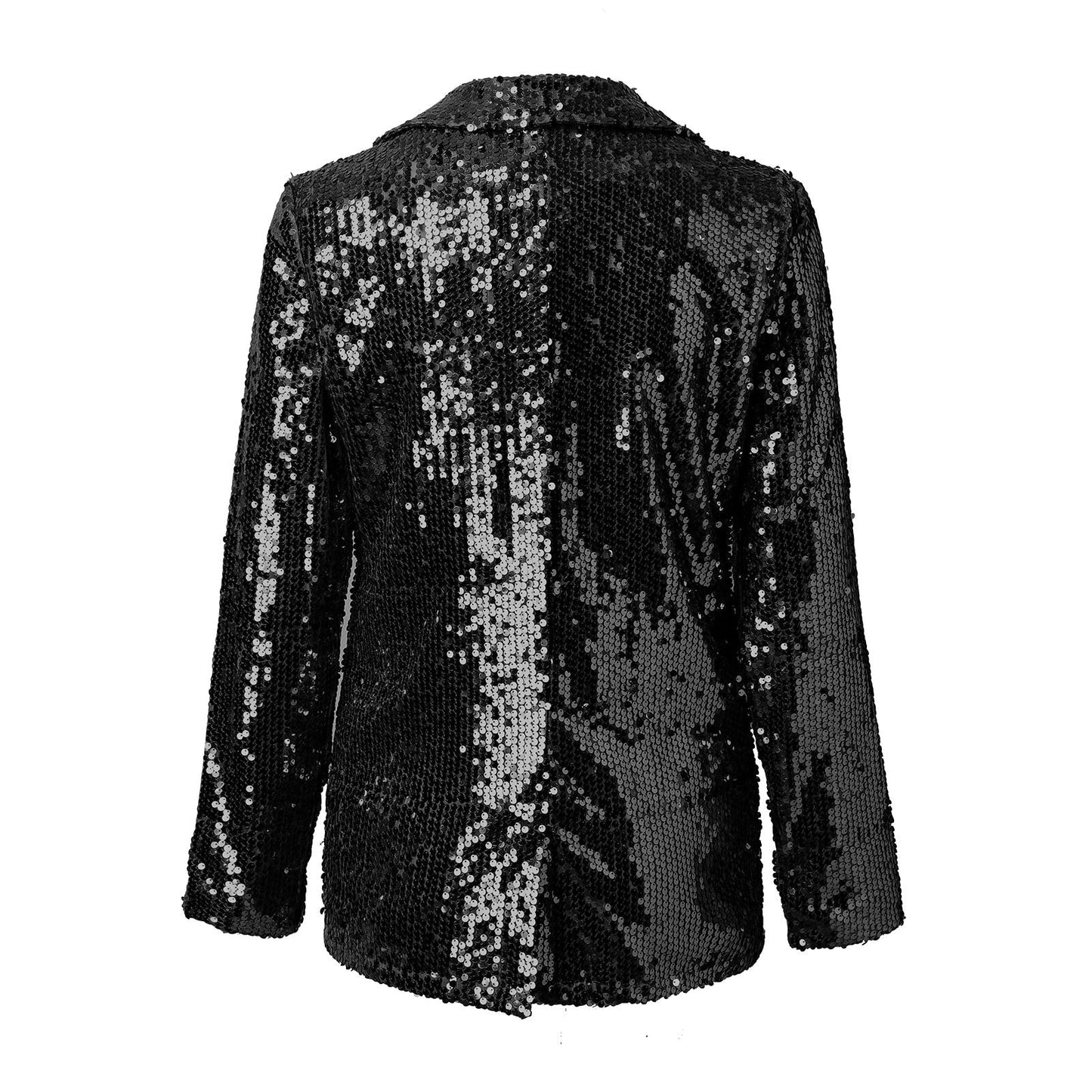 Women's elegant blazer with sequins