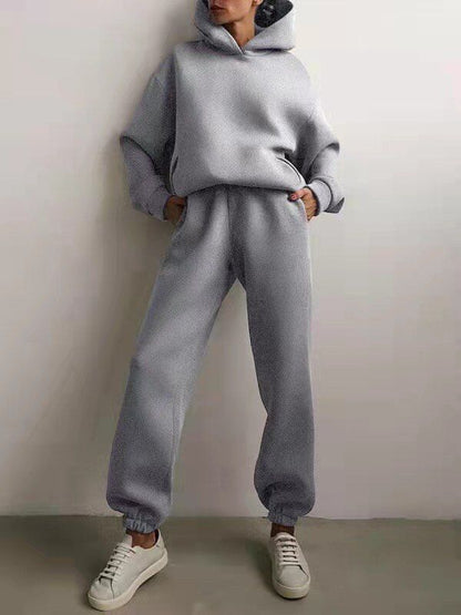 Women's Hoodie Sweatpants Set - Oversized Fit - Soft Fleece Lounge Wear