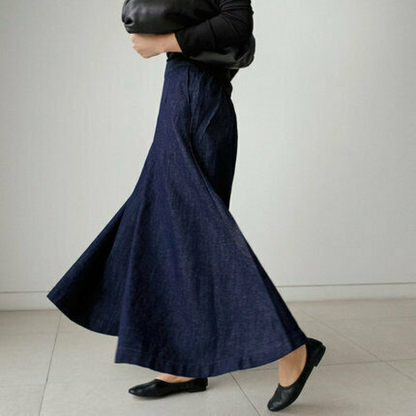 Women's loose denim trousers