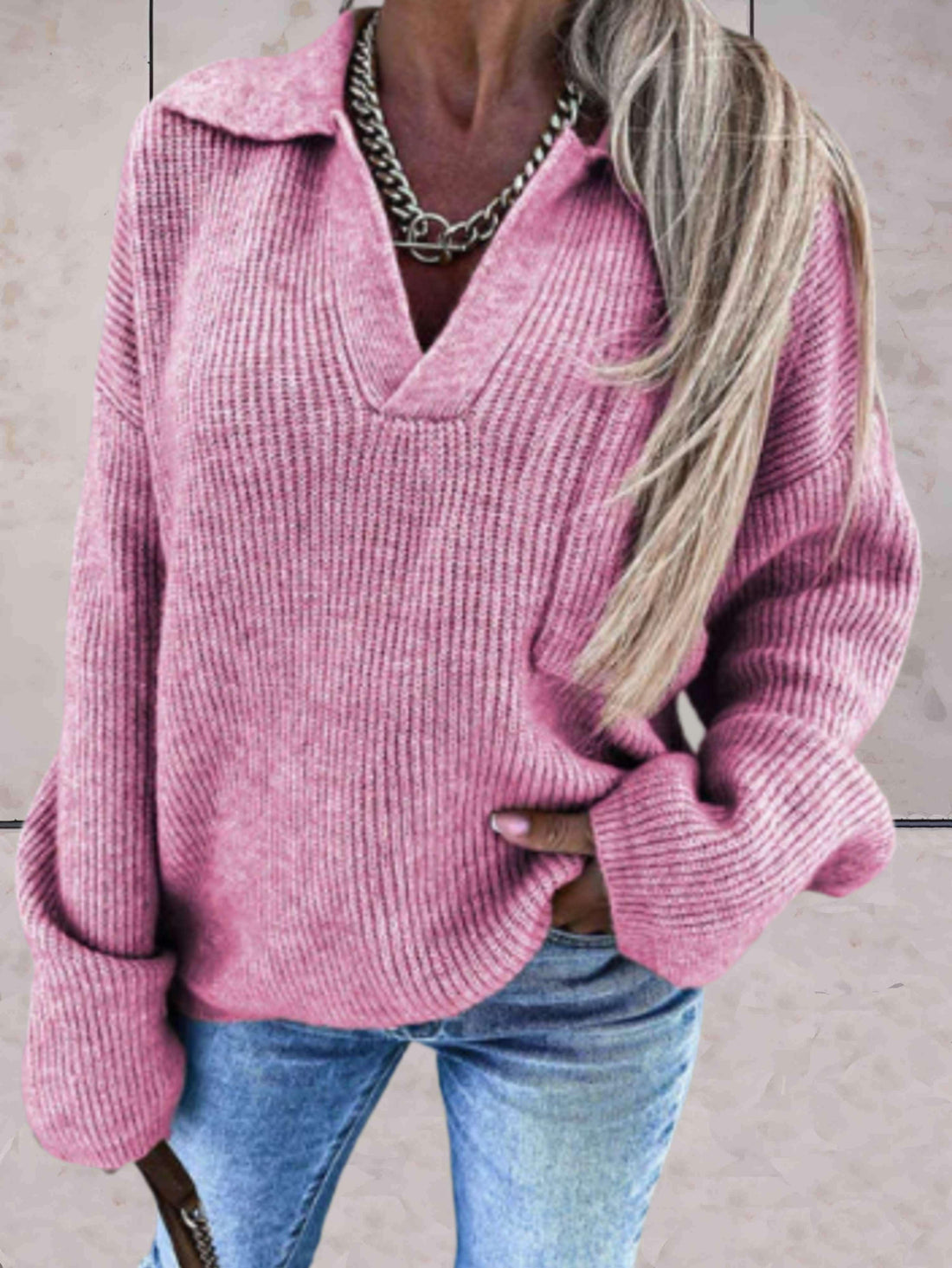 Women's stylish Oversized Knitted Sweater