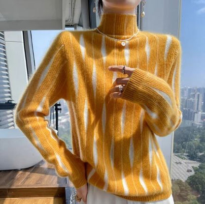 Women’s half-high neck sweater