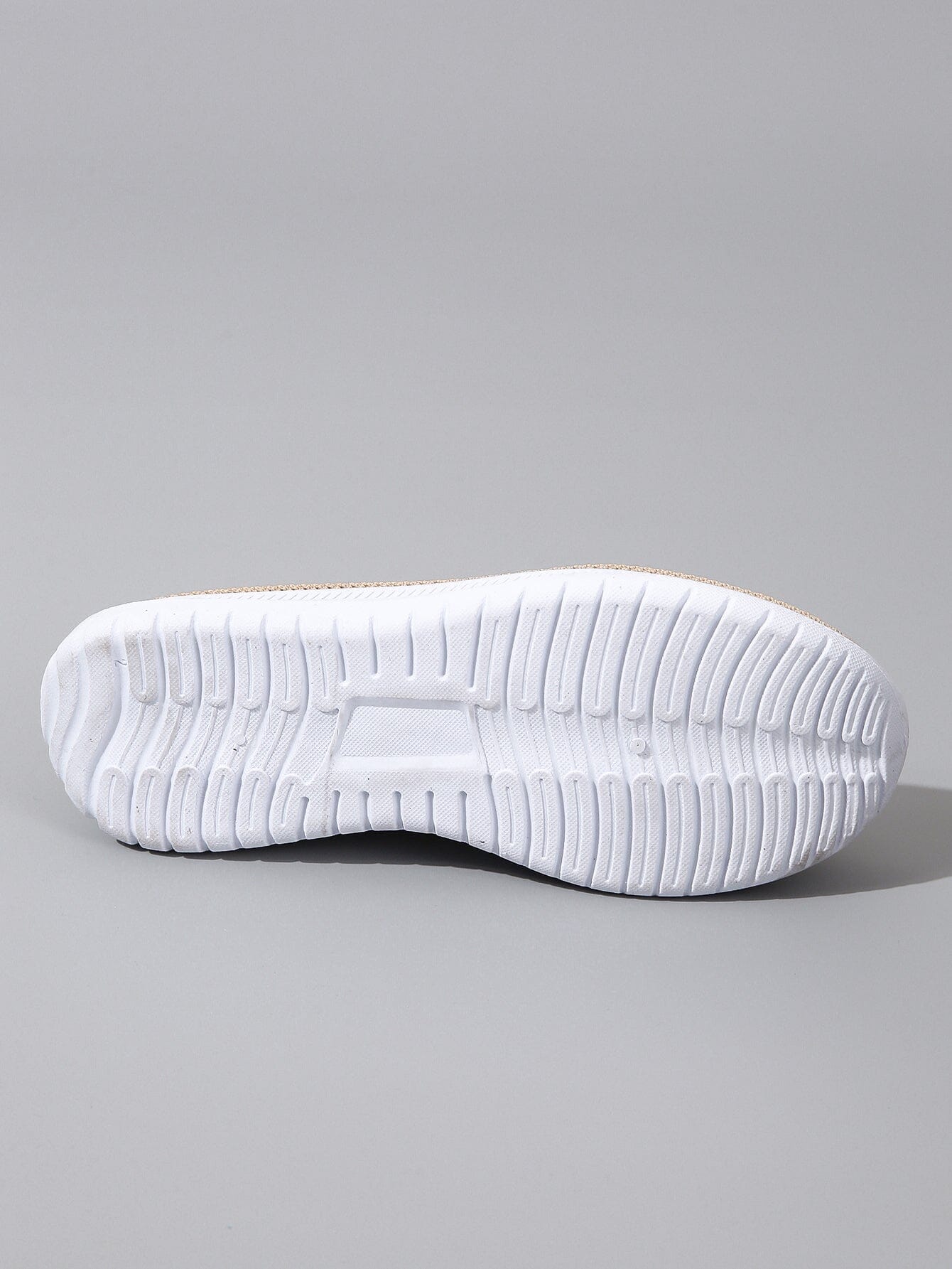 Women's Slip-On Loafers - Breathable Knit Upper - Chain Detail - Rubber Sole