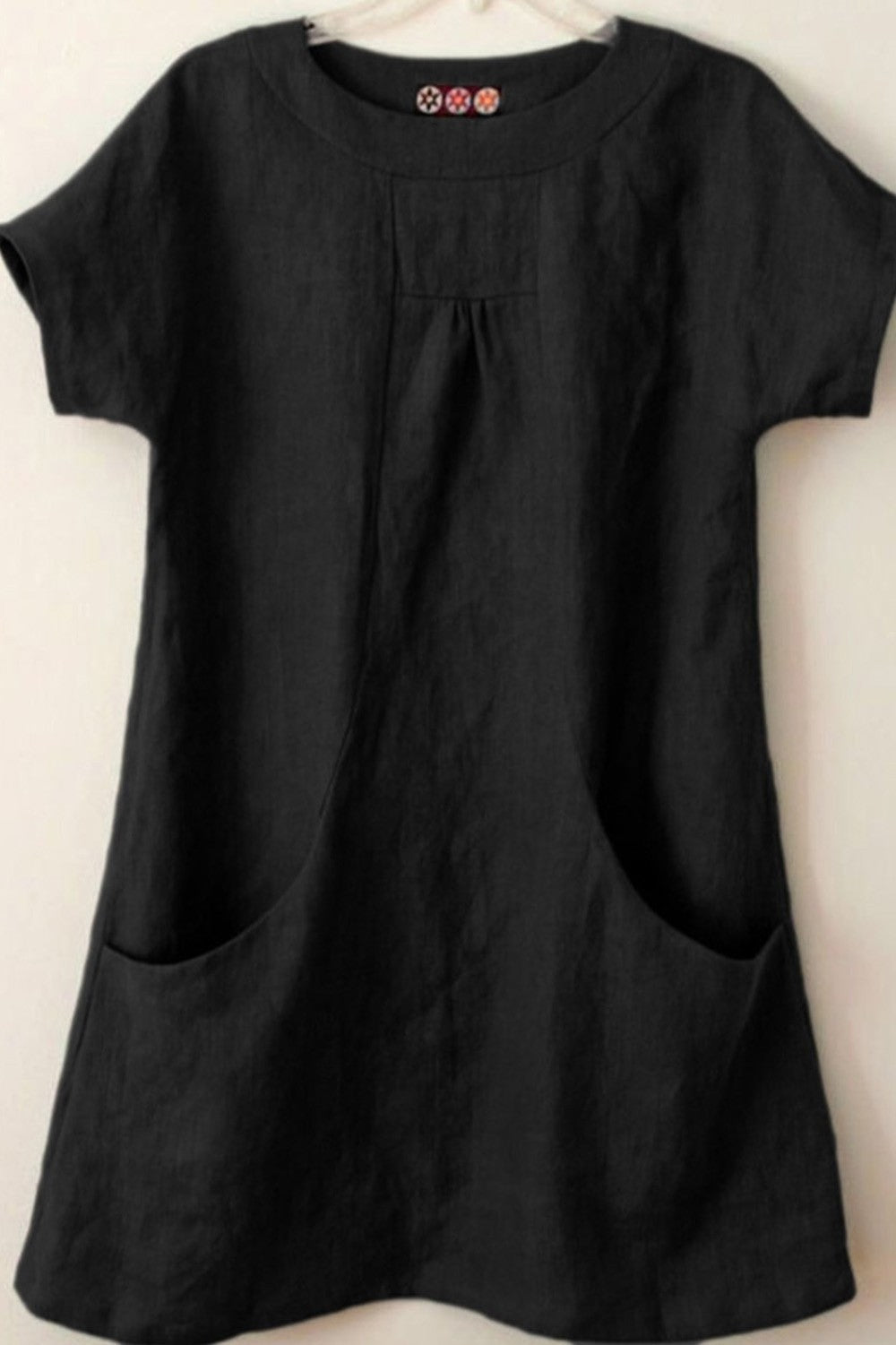 Natural Fiber Relaxed Fit Blouse