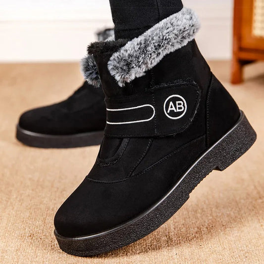 Waterproof Lace-Up Winter Snow Boots