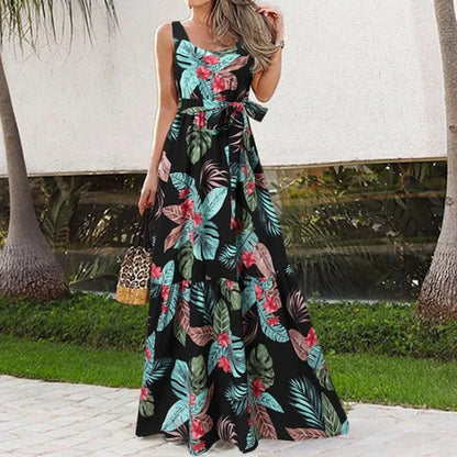 Floral Print Loose Dress for Women – Lightweight & Flowy