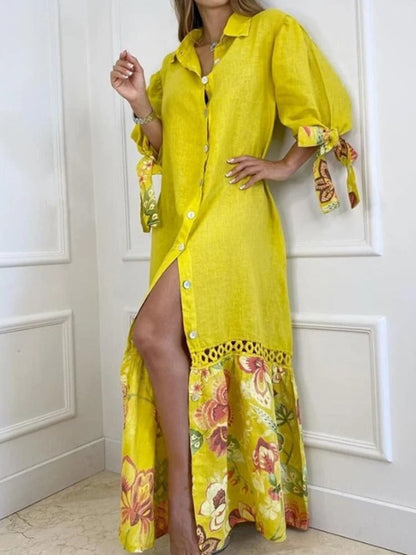 Women's Summer Lantern Sleeve Dress