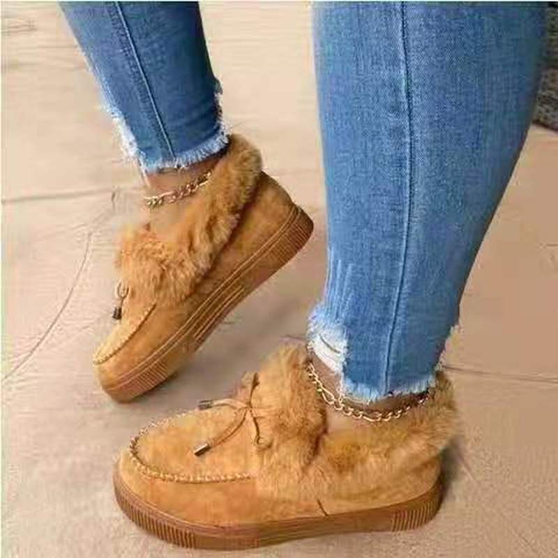 Women's warm fur winter boots