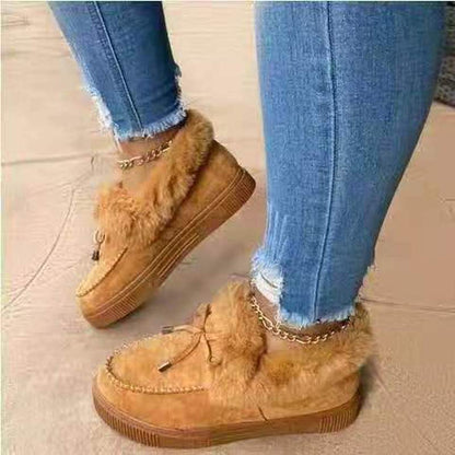 Women's warm fur winter boots