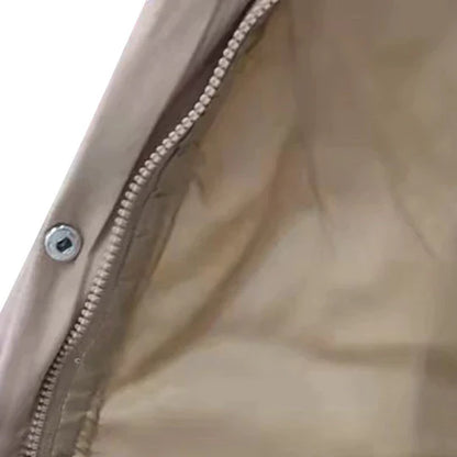Winter sleeveless padded mid-length coat for women with hood