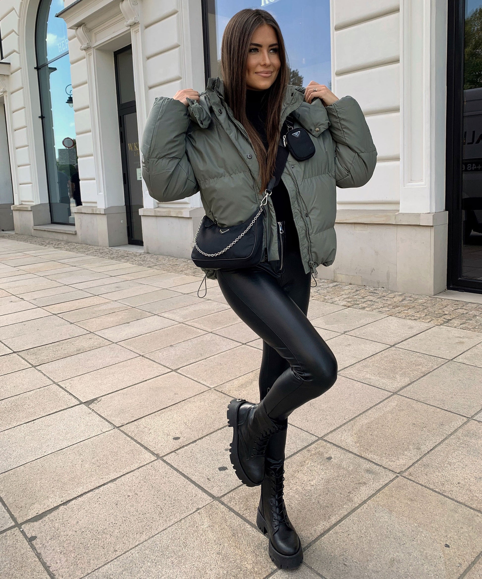 Hooded Short Puff Jacket