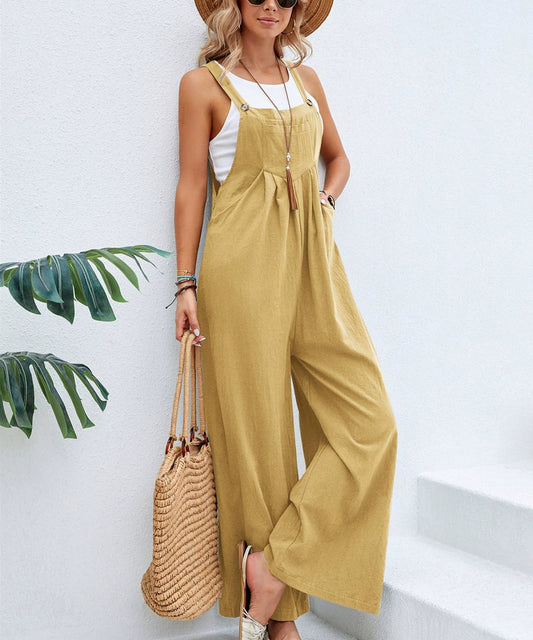 Loose Wide Leg Summer Jumpsuit
