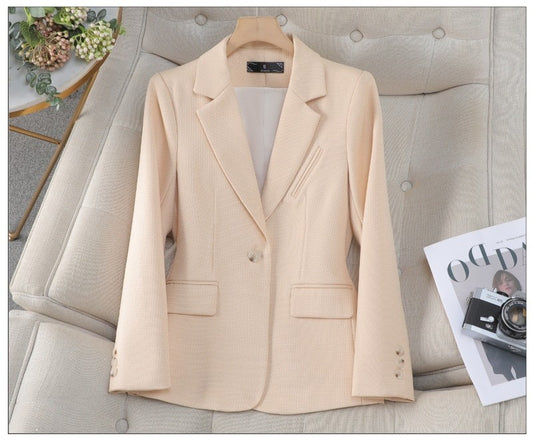 Button Closure Elegant Blazer