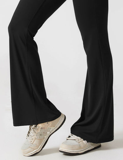 Women's Jumpsuit - Sleeveless Scoop Neck - Fitted Bodice - Flared Leg Stretch Fit