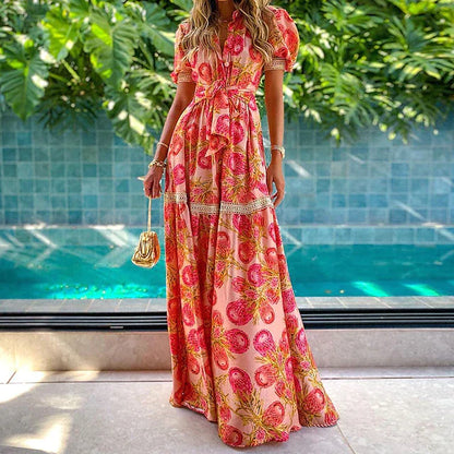 Floral Print Summer Dress for Women – Elegant and Stylish